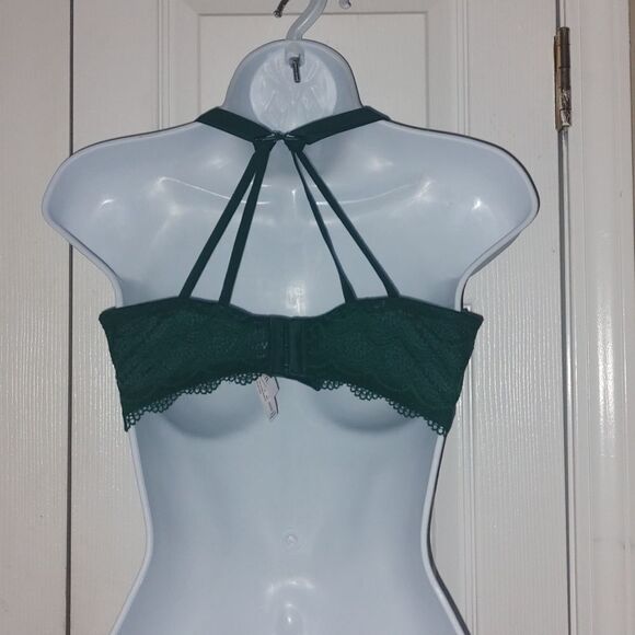 Auden Green Floral Daydream Bra Light Lift Demi Coverage Underwire Sz 36DD - Picture 3 of 5